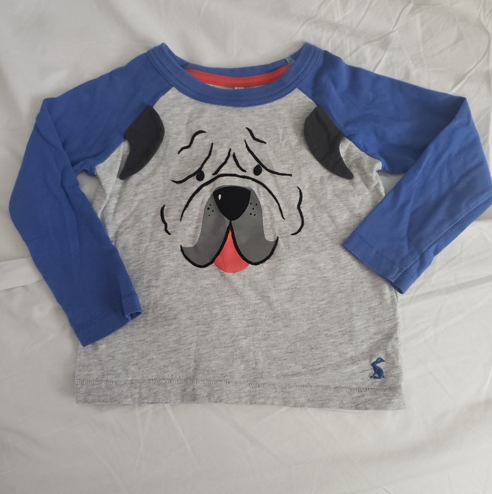 2 Year Joules Bulldog shirt